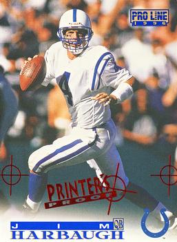 1996 Pro Line - Printer's Proofs #23 Jim Harbaugh Front