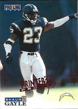 1996 Pro Line - Printer's Proofs #298 Shaun Gayle Front