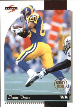 1996 Score - Artist's Proofs #48 Isaac Bruce Front