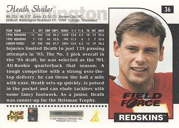 1996 Score - Field Force #36 Heath Shuler Back