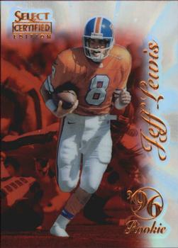 1996 Select Certified - Mirror Red Premium Stock #87 Jeff Lewis Front