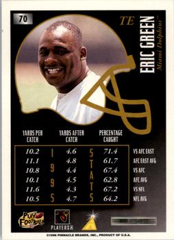 1996 Summit - Silver Foil #70 Eric Green Back