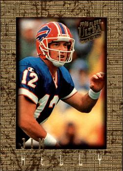 1996 Ultra Sensations - Marble Gold #9 Jim Kelly Front
