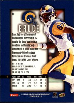 1996 Ultra Sensations - Marble Gold #88 Isaac Bruce Back