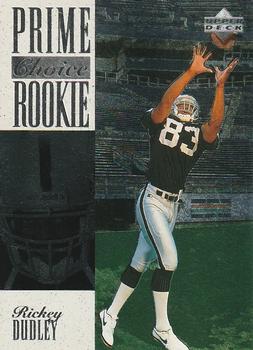 1996 Upper Deck Silver Collection - Prime Choice Rookies #6 Rickey Dudley Front