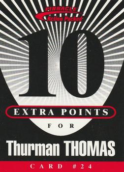 1997 Action Packed - Extra Points 10 #24 Thurman Thomas Front
