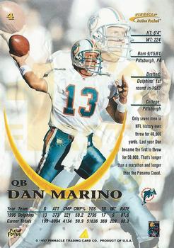 1997 Action Packed - First Impressions #4 Dan Marino Back