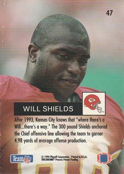 1994 Playoff #47 Will Shields Back