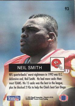 1994 Playoff #93 Neil Smith Back