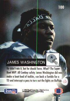 1994 Playoff #100 James Washington Back