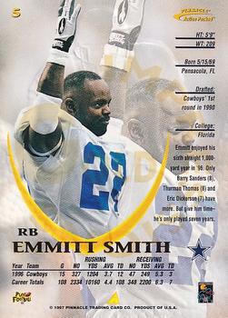1997 Action Packed - Gold Impressions #5 Emmitt Smith Back