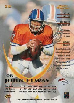 1997 Action Packed - Gold Impressions #10 John Elway Back