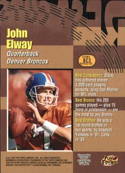 1997 Bowman's Best - Cuts Atomic Refractors #BC3 John Elway Back