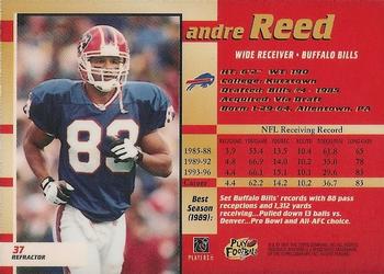 1997 Bowman's Best - Refractors #37 Andre Reed Back