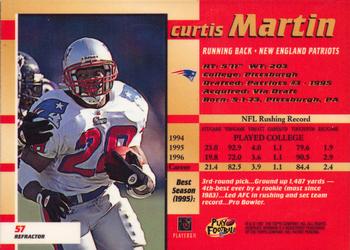 1997 Bowman's Best - Refractors #57 Curtis Martin Back