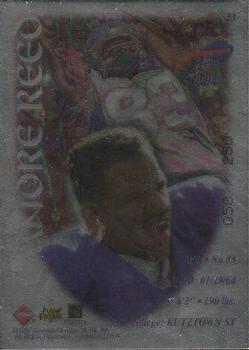 1997 Collector's Edge Excalibur - 22K Knights Black Magnum #23 Andre Reed Back