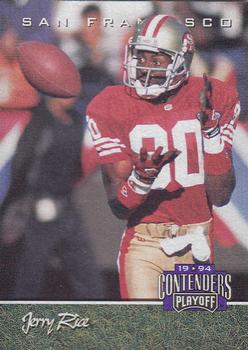 1994 Playoff Contenders #3 Jerry Rice Front