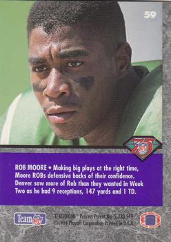 1994 Playoff Contenders #59 Rob Moore Back