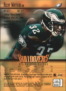 1997 Finest - Embossed #125 Ricky Watters Back