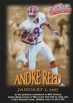 1997 Fleer - Million Dollar Moments Game Cards #16 Andre Reed Front