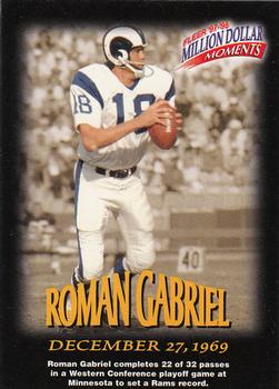 1997 Fleer - Million Dollar Moments Game Cards #37 Roman Gabriel Front