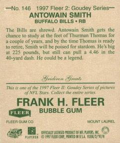 1997 Fleer Goudey II - Gridiron Greats #146 Antowain Smith Back