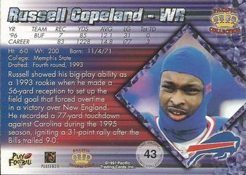 1997 Pacific Crown Collection - Copper #43 Russell Copeland Back