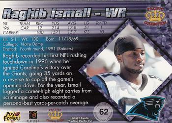 1997 Pacific Crown Collection - Copper #62 Raghib Ismail Back