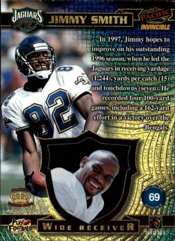 1997 Pacific Invincible - Copper #69 Jimmy Smith Back