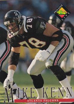 1994 Pro Line Live #242 Mike Kenn Front