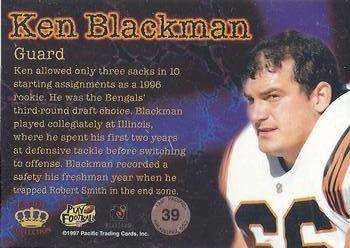 1997 Pacific Philadelphia - Copper #39 Ken Blackman Back