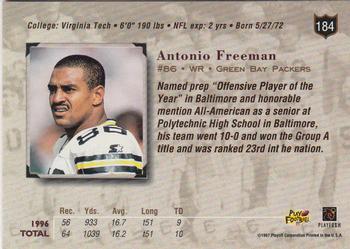 1997 Playoff Absolute Beginnings - Beginnings Gold Exchange #184 Antonio Freeman Back