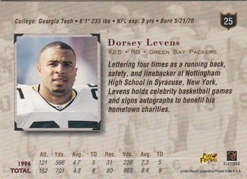 1997 Playoff Absolute Beginnings - Beginnings Silver Exchange #25 Dorsey Levens Back