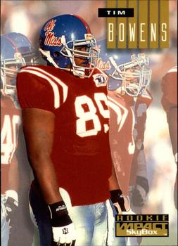 1994 SkyBox Impact #292 Tim Bowens Front