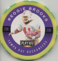 1997 Playoff First & Ten - Chip Shots Yellow #236 Reggie Brooks Front