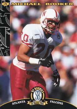 1997 Score Board NFL Rookies #13 Michael Booker Front