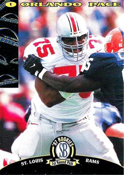 1997 Score Board NFL Rookies #43 Orlando Pace Front