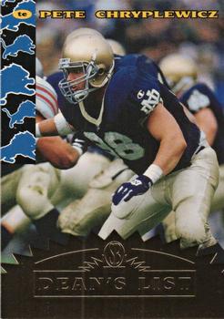 1997 Score Board NFL Rookies - Dean's List #83 Pete Chryplewicz Front