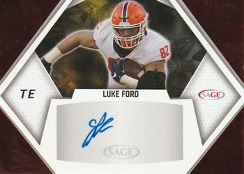 2023 SAGE HIT - Autographs Red (Low Series) #A-LF Luke Ford Front