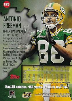 1997 Stadium Club - First Day Issue #125 Antonio Freeman Back
