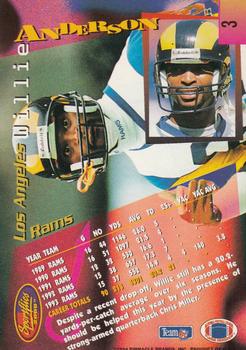 1994 Sportflics #3 Willie Anderson Back