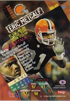 1994 Stadium Club #60 Eric Metcalf Back