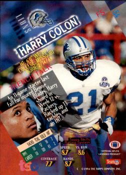 1994 Stadium Club #54 Harry Colon Back