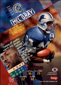 1994 Stadium Club #86 Mel Gray Back