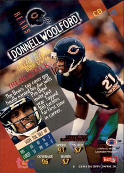 1994 Stadium Club #97 Donnell Woolford Back