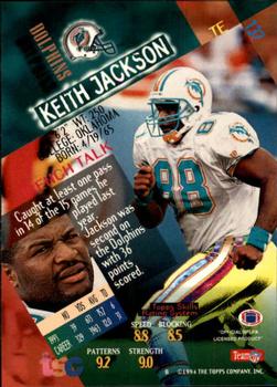 1994 Stadium Club #137 Keith Jackson Back