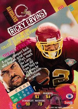 1994 Stadium Club #593 Ricky Ervins Back
