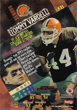 1994 Stadium Club #96 Tommy Vardell Back