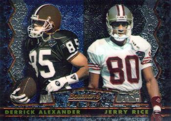 1994 Stadium Club - Bowman's Best #27 Jerry Rice / Derrick Alexander  Front