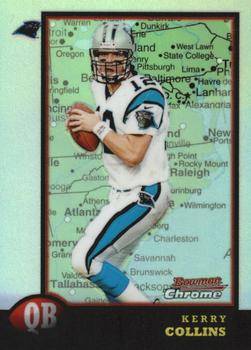 1998 Bowman Chrome - Interstate Refractors #72 Kerry Collins Front